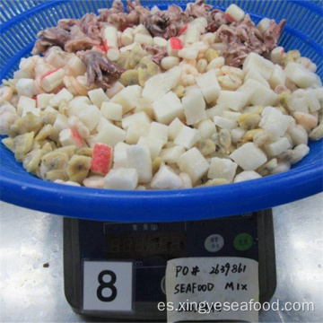 Platos de mariscos congelados IQF Seafood Mix